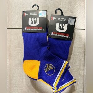 Official NBA Gear Warriors Socks (2 sets of 3)